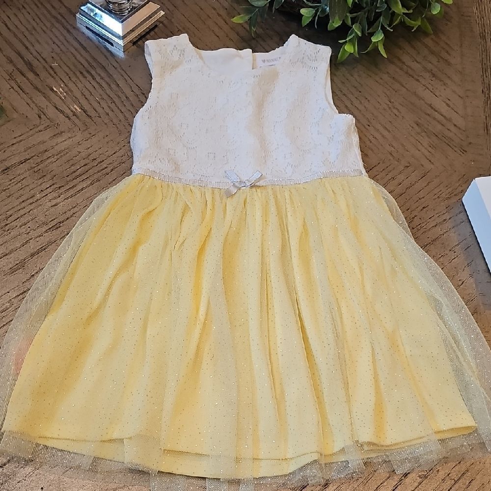 Yellow Drss Size 6 Nannete kids